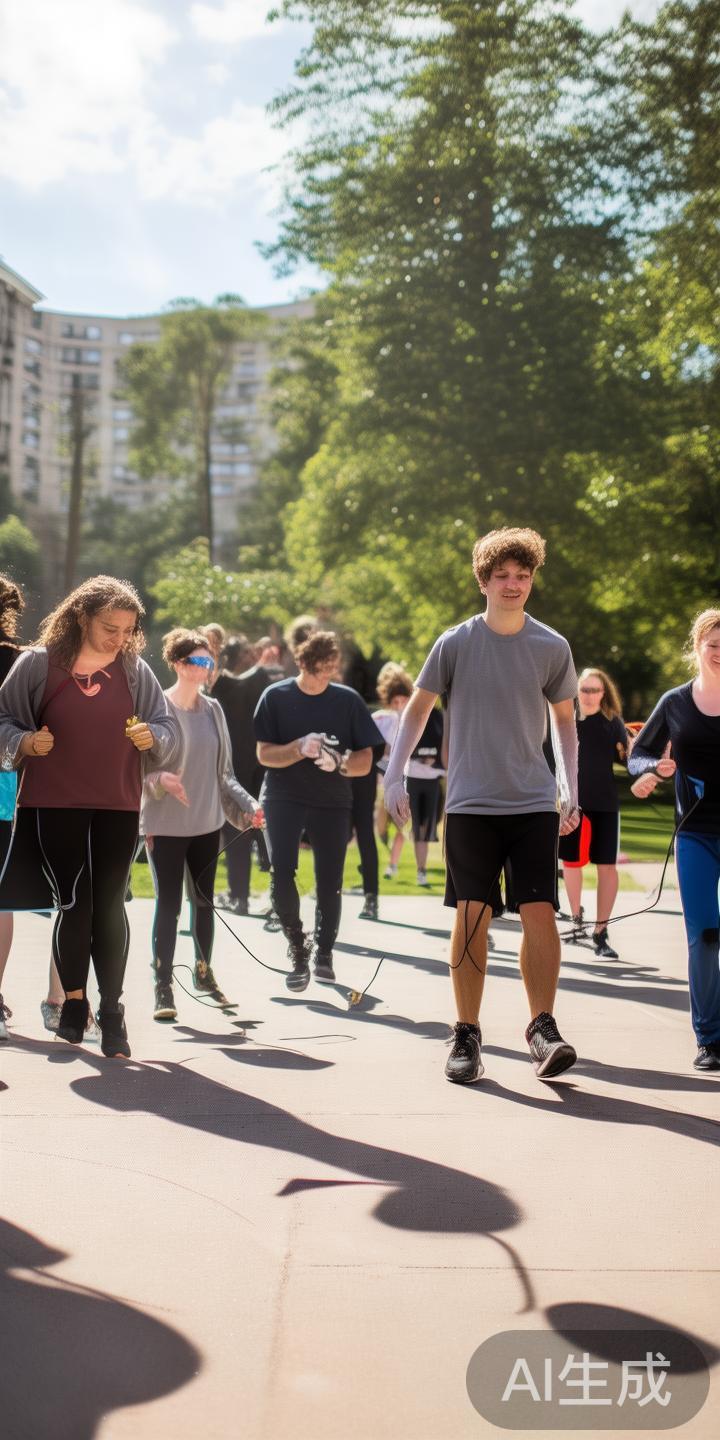 玩绳子因其丰富多样的玩法和简单易行的器材，成为一种